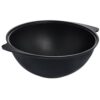 Kazan Wok mit Antihaftbeschichtung und Deckel Aluguss Schwarz 6 L – Bild 2