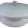 Kazan Wok Asien Tatarskij mit Deckel Aluguss 15 L – Bild 4