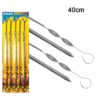 10 ECKIGE Schaschlikspiesse Edelstahl 40 cm länge, 1,5 mm Stark, Schampura Grillspiesse