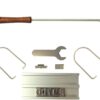 Grillbrandeisen zum Grillen mit wechselbaren Buchstaben BBQ Brandeisen Grillzubehör Grill – Bild 2