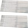 50 Grillspieße Edelstahl Stärke 1,5 mm Länge 50 cm Breite 10 mm
