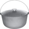 Kazan mit Deckel Asien Schmortopf Camping Gusseisen 12 L