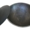 Kazan Kasan Wok mit Deckel Asien Schmortopf Ø ca. 37,5 cm Camping Gusseisen 8 L – Bild 2