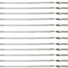 12 Grillspieße Edelstahl Stärke 2 mm Länge 60 cm Breite 1,5 cm