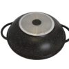 HQ Kazan Wok Antihaft Marmor Granit Keramikbeschichtung Asia Ø 32 cm – Bild 4