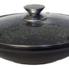 HQ Kazan Wok Antihaft Marmor Granit Keramikbeschichtung Asia Ø 36 cm