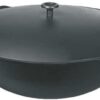 SET Feuerofen Utschak Feldküche, H: ca. 57 cm, Ø ca. 40 cm + Kukmara Kazan WOK Gusseisen 10 L – Bild 3