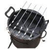 Spießaufsatz für einen 9 L Utschak / Feueroffen D 37 cm (mit Grillspieße 5 Stk.) – Bild 5