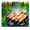 Spießaufsatz für einen 9 L Utschak / Feueroffen D 37 cm (mit Grillspieße 5 Stk.) – Bild 7
