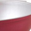 Kazan Wok Aluguss 9 Liter - Schmortopf - Asia-Wok - Dekorative Außenbeschichtung Weinrot 9 L – Bild 2