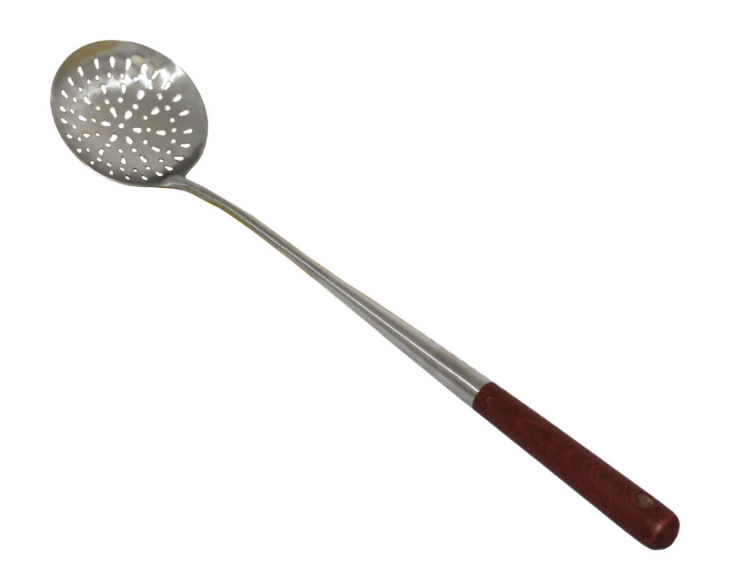 CUCCHIAIO SCHIUMATOIO IN Acciaio Inox Per Friggere E Cucinare-LH EUR 13 - 12