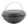 SET Utschak mit Schornstein Ø ca. 36 cm + Kazan WOK mit Pfannendeckel Gusseisen 8 L – Bild 7