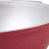 Kazan Wok Schmortopf Kochtopf mit dicken Wänden, Aluguss, Weinrot, 4,5 L – Bild 2