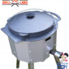 SET Feuerofen Utschak mit Hockerkocher 10,5 KW, Gaskocher Tisch + BIOL Kazan Gusseisen 12 L