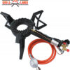 SET Feuerofen Utschak mit Hockerkocher 10,5 KW, Gaskocher Tisch + BIOL Kazan Gusseisen 12 L – Bild 3