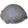 Kazan Kasan Usbekisch aus Gusseisen Ø ca. 50 cm (innen glatt geschliffen) mit Alu-Deckel 22L (R) – Bild 2