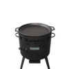 SET Feuerofen UTSCHAK Ø ca. 40 cm + GRILL-Pfannendeckel Kazan WOK Gusseisen 12 L Kasan – Bild 2