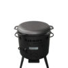 SET Feuerofen UTSCHAK Ø ca. 40 cm + GRILL-Pfannendeckel Kazan WOK Gusseisen 12 L Kasan