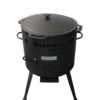 SET Feuerofen Utschak Feldküche Ø ca. 40 cm + Kasan WOK Gusseisen 15 L Kazan