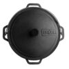 SET Feuerofen UTSCHAK Ø ca. 40 cm + Kazan WOK Gusseisen Camping 12 Liter – Bild 4