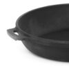 Bräter Ø ca. 32 cm aus Gusseisen 6 cm hoch Schmortopf Bratpfanne Pfanne Induktion Servierpfanne – Bild 2