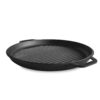 Grill-Deckelbratpfanne 40 cm aus Gusseisen Universaldeckel Servierpfanne