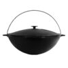 SET Feuerofen Utschak Feldküche, H: ca.55 cm, Ø ca.36 cm + 8L Kazan mit Deckel aus Gusseisen – Bild 3