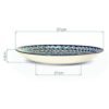 Usbekische Rischtan Lagan Ø37 cm Oriental Ljagan Keramik Schale Plate Glasur Teller Handarbeit – Bild 4