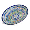 Usbekische Rischtan Lagan Ø37 cm Oriental Ljagan Keramik Schale Plate Glasur Teller Handarbeit