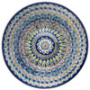 Usbekische Rischtan Lagan Ø37 cm Oriental Ljagan Keramik Schale Plate Glasur Teller Handarbeit – Bild 2