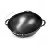 Camping Gusseiserner-Kasan Kazan hyper poliert mit Gusseisen-Deckel 12 L, Ø ca. 40 cm – Bild 2