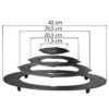 Adapter - Ringe für FiRECHAG und andere 12 L-Modelle mit Durchmesser von 40 cm