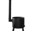 FiRECHAG Feuerofen UTSCHAK EXTRA HOCH mit Schornstein Ø ca. 40,5 cm für Kazan 12 L – Bild 2