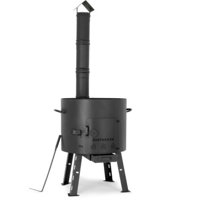 Feuerofen UTSCHAK mit Schornstein Ø ca. 40 cm für  Kazan 12 L – Bild 2