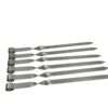 6 Adana Kebab Grillspieße aus Edelstahl Stärke 2mm Länge 40 cm Breite 2 cm Spieße – Bild 2