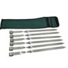 6 Adana Kebab Grillspieße aus Edelstahl Stärke 2mm Länge 40 cm Breite 2 cm Spieße